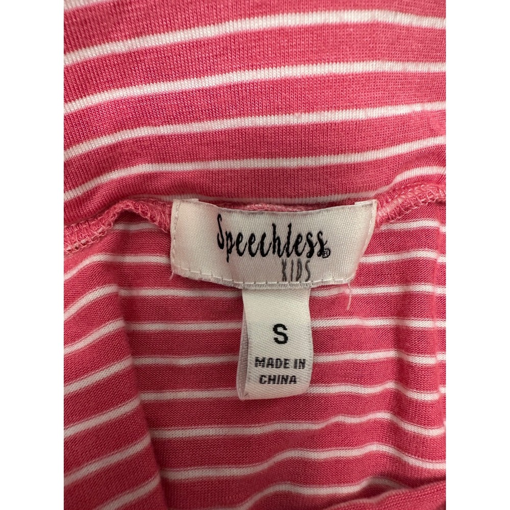Speechless Kids Pink and White Striped Maxi Skirt Size Small - Picture 5 of 7